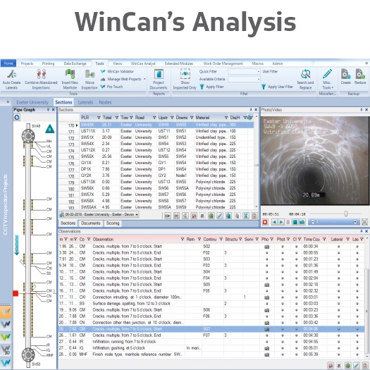 wincan reporting software analysis 